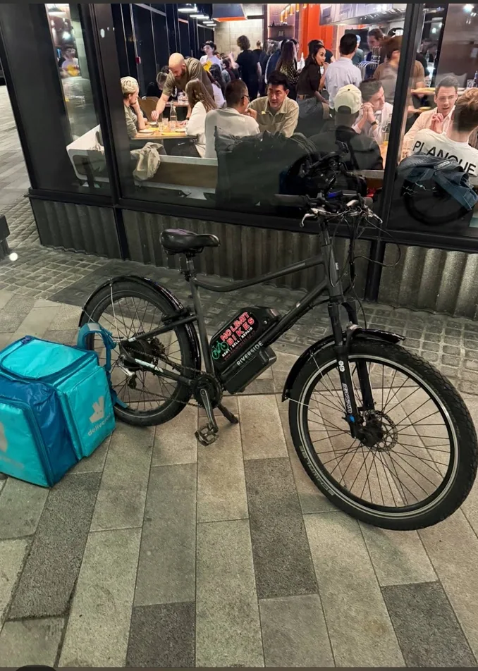 Customer-submitted e-bike photo accompanying Romeo Stefan Google review